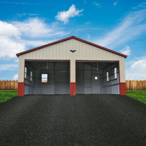 Double Metal Garage
