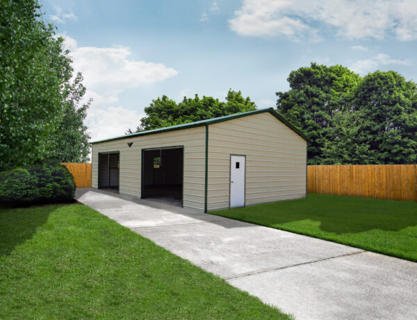 Double Metal Garage
