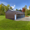 3 Bay metal garage