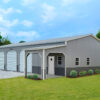 Metal workshop with 3 garages & Porches